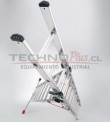 ESCALERA DE ALUMINIO TIJERA CON EXTENSION 5.60 m