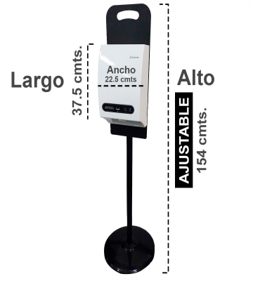 TOTEM SANITIZADOR DE MANOS AUTO. 1800ML