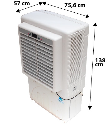 Climatizador Industrial E-90 | Alto Rendimiento y 85L de Autonoma