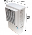 Climatizador Industrial E-90 | Alto Rendimiento y 85L de Autonoma