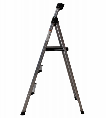 Piso Escalera de Aluminio 3 Pelda�os Ergon�mico