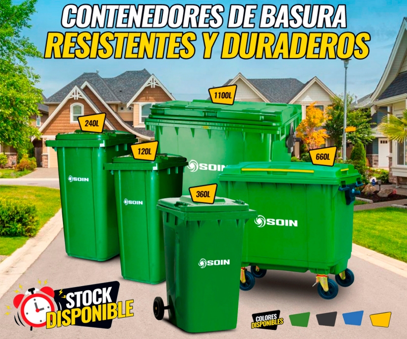 contenedores de basura TECHNOPLUS