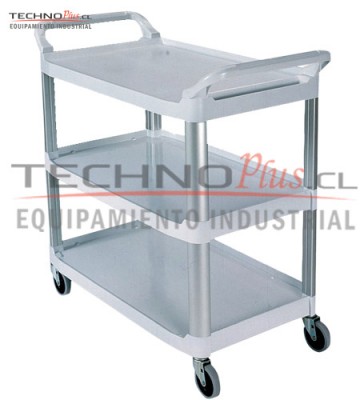 Carro Servicio Multiuso 3 Bandejas Chico 67 cm