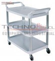 Carro Servicio Multiuso 3 Bandejas Chico 67 cm