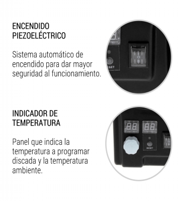 Turbocalefactor a gas 15 kW
