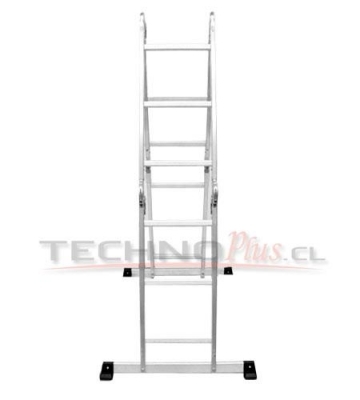 ESCALERA MULTIPROPOSITO ALUMINIO 12 PELDAOS 150 KG