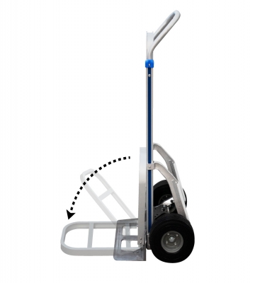 Carro de Transporte Industrial de 200 kg | Bandeja Plegable