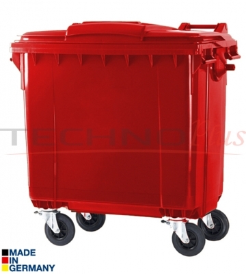 Contenedor de Basura 660 Litros Rojo