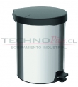 BASURERO 12L ACERO INOX. TAPA PLSTICA