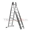 ESCALERA DE ALUMINIO TIJERA CON EXTENSION 4.16 m.