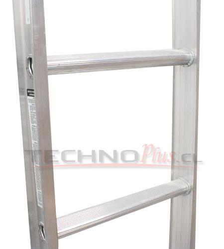 Escalera de  Aluminio Recta 3.60 M / 12 P