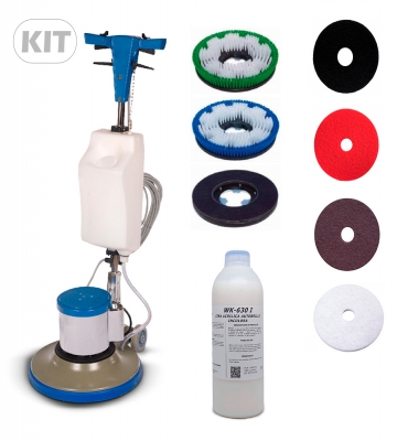 KIT ESPECIAL ABRILLANTADORA 17 PULGADAS, PADS Y CERA