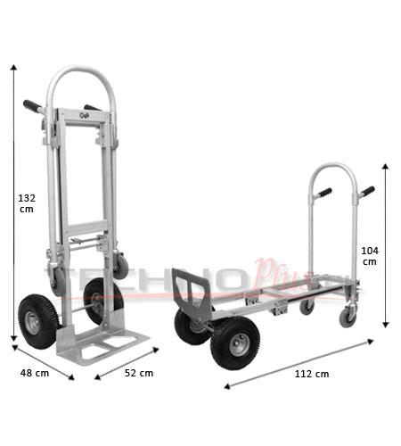 Regularmente Rebelión taller Carro Aluminio Dual Corto 250 kg. - TECHNOPLUS