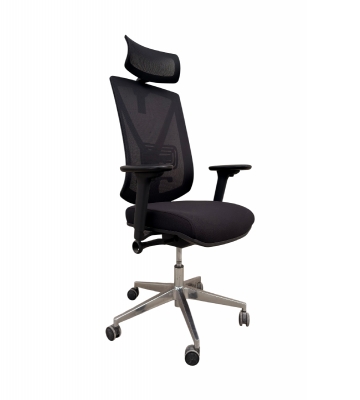 SILLA GERENCIAL ERGON�MICA BASE ALUMINIO JAMER