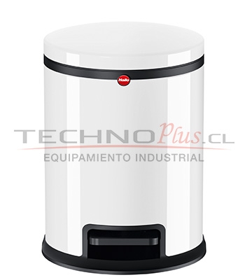 BASURERO BLANCO CON PEDAL HAILO PURE S (3 LT)