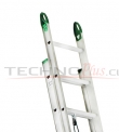 ESCALERA DE EXTENSIN DE ALUMINIO 40 PELDAOS