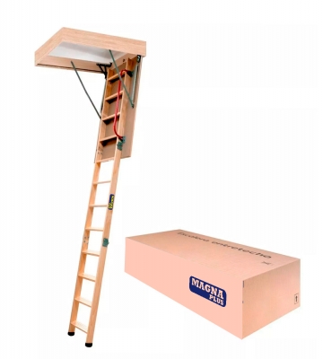 ESCALERA DE TICO ENTRETECHO MADERA 280 CM LADDERPLUS