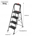PISO ESCALERA PLEGABLE 4 PELDAOS LUXURY MAGNA PLUS