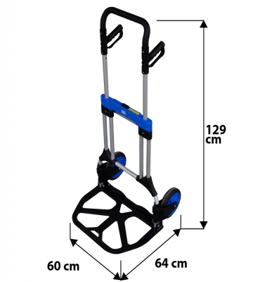 Carro de Carga Plegable 150kg | Solucin para Logstica y Almacn