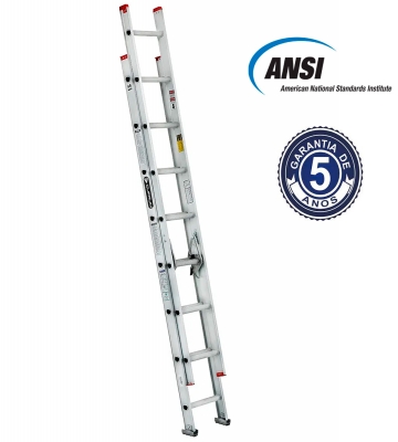 ESCALERA DE ALUMINIO TELESCOPICA 3.94 M. / 16P