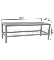 BANCA METLICA SIMPLE 150x46x46