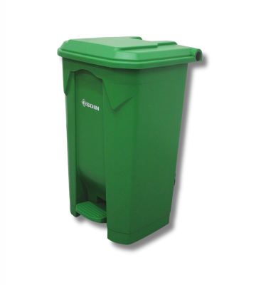 Contenedor 50L Verde | Manos Libres para Reciclaje Orgnico
