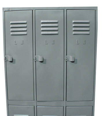 LOCKER 3 CUERPOS 6 CASILLEROS