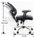 SILLA EJECUTIVA ERGONOMICA KB-2011