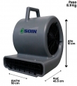 Soplador Industrial Soin SF-533T 850W para Alfombras