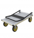 Carro de Plataforma Industrial con Mango Abatible | 200 kg