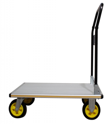 Carro de Plataforma Industrial con Mango Abatible | 200 kg